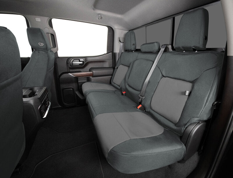Covercraft 14-18 Chevrolet Silverado/GMC Endura PrecisionFit Second Row Seat Covers -Charcoal/Silver
