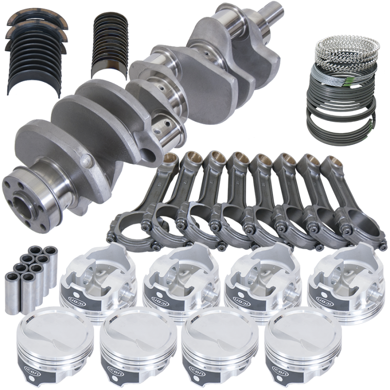 Eagle Ford 351W 4.000in Crank 6.200in I-Beam Rods -15.8cc 4.000in Pistons Rotating Assembly