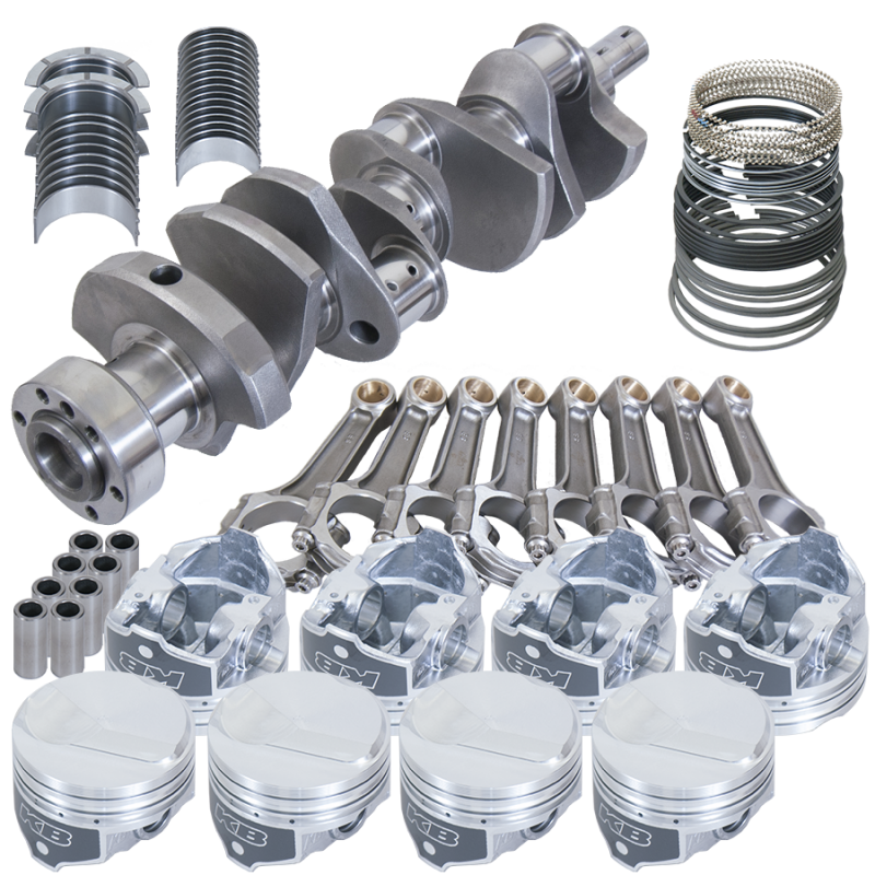 Eagle Chevy 454 1Pc 4.000in Crank 6.135in I-Beam Rods 25.5cc Dome 4.320in Pistons Rotating Assembly