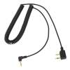 Rugged Radios Rugged and Kenwood Radio - Spotter Headset Listen Only Coil Cord
