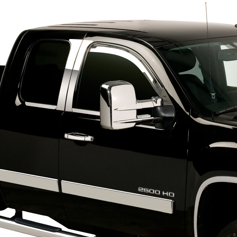 Putco 14-18 GMC Sierra LD - (Fronts Only) Excl regular cabs Element Chrome Window Visors