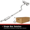 BRExhaust 18-25 Jeep Wrangler 2.0L Direct-Fit Replacement Exhaust Kit