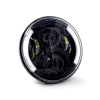 Letric Lighting 7in Integrated W/Switchbacks Turn Signal Black
