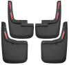 Husky Liners 2015-2017 Ford F-150 w/ OE Fender Flares Front and Rear Mud Guards - Black
