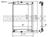 Koyo 2016 Mazda MX-5 Miata 2.0L I4 (MT) Aluminum Radiator