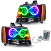 Oracle 07-13 Chevy Avalanche Pre-Assembled SMD Headlights - w/ Simple Controller