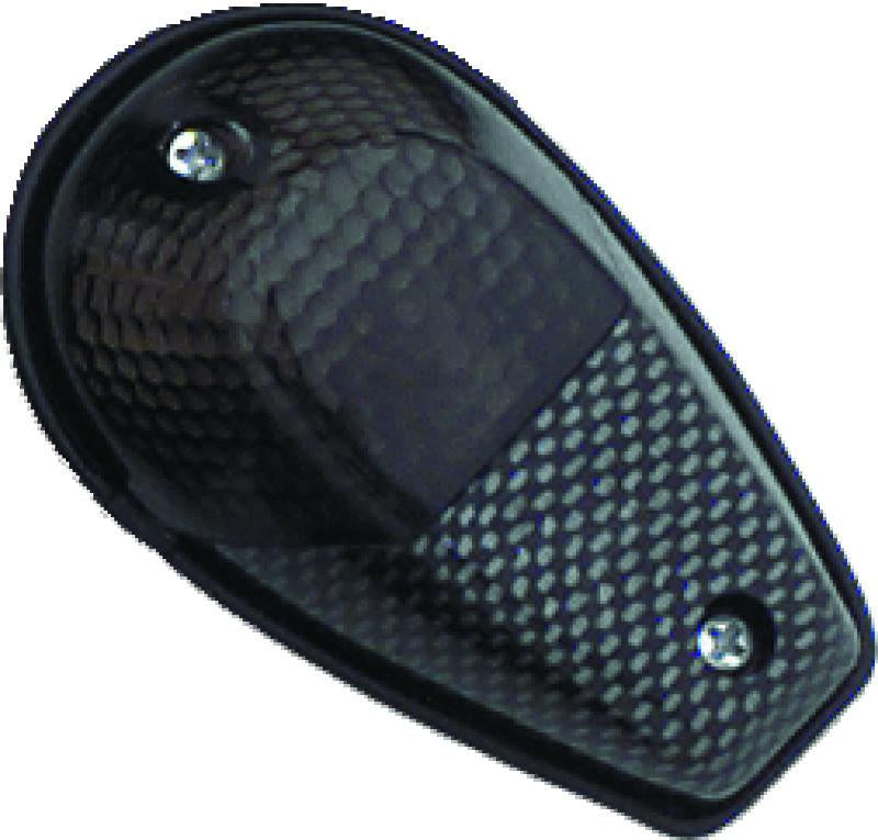 BikeMaster Universal Flush Mount Marker Light - Carbon/Smoke