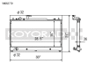 Koyo 06-08 Mazdaspeed 6 2.3L Turbo Radiator