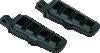 Kuryakyn Dillinger Pegs With Male Mount Adapter Satin Black