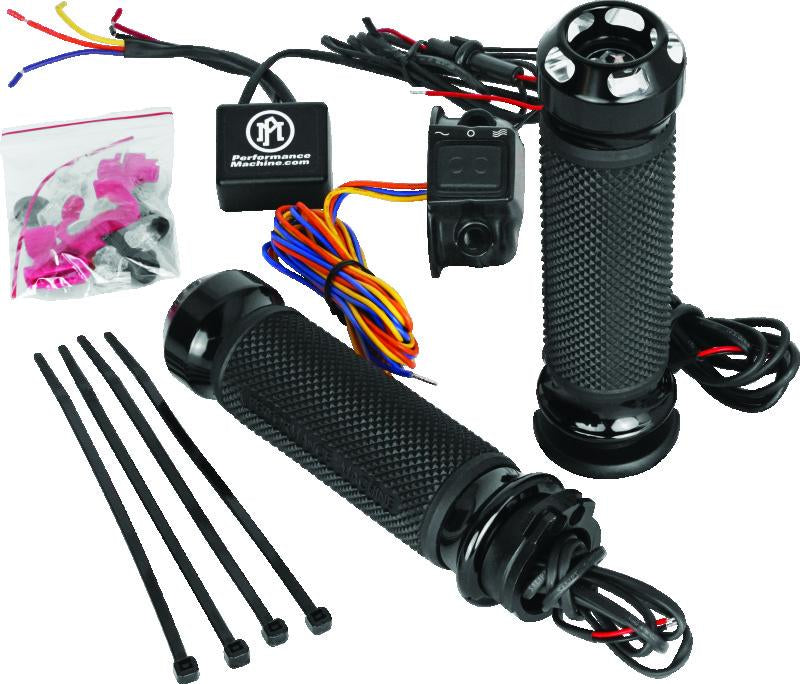 Performance Machine FLHX Cable Apex Heated Grips - Contrast Cut