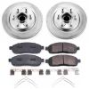 Power Stop 06-08 Lincoln Mark LT Front Z17 Coated Brake Kit