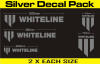 Whiteline Decal Kits 10 Pk Silver