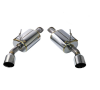 REMARK 14+ Infiniti Q50 Axle Back Exhaust w/Mufflers - Stainless Double Wall Tip