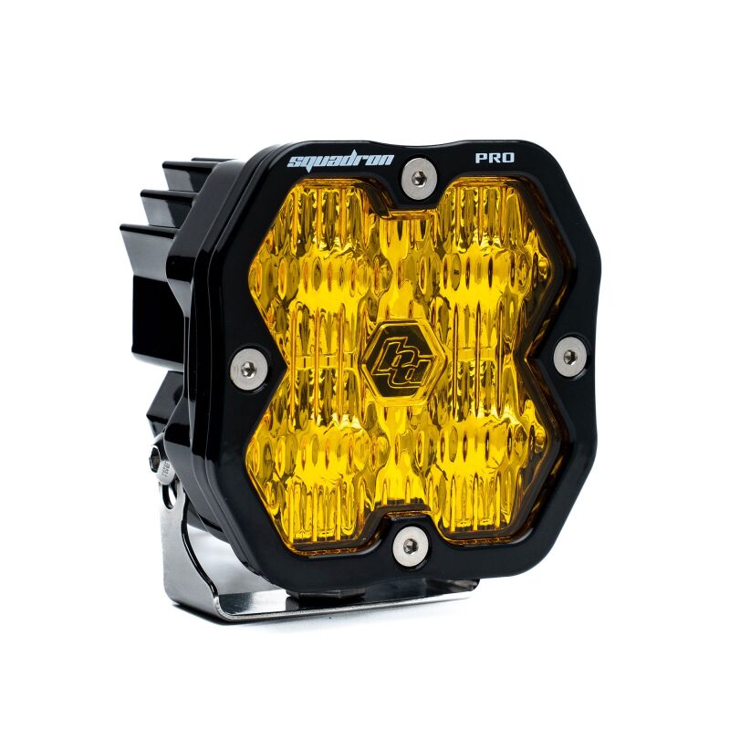 Baja Designs Squadron 2.0 Pro LED Wide Cornering (Single Light) - Baja Amber