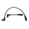 Moroso 99-15 Harley-Davidson FXD/FXDWG Suppression Core Wire Set - Black