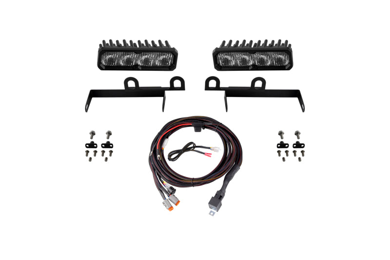 Diode Dynamics 2013-2018 Ram 1500 Ram SportExpress SS6 Sport LED Kit White Fog 6000K