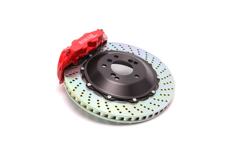 Dinan 04-10 BMW 5/6-Series (E60/E63/E64) Red Caliper/Drilled Brake Set - Rear