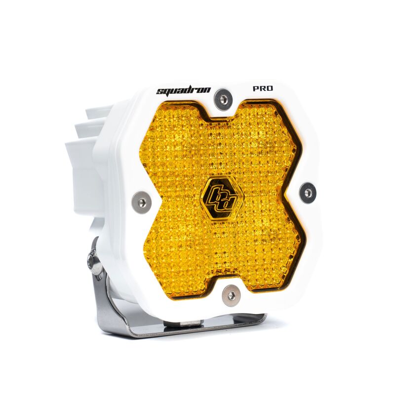 Baja Designs Squadron 2.0 Pro LED Work/Scene - Baja Amber w/White Housing