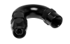 Vibrant -3AN 150 Degree High Flow Hose End Fitting for PTFE Lined Hose