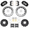 Wilwood 89-98 Nissan 240SX/89-94 Skyline/90-96 300ZX Superlite 6R Fr BBK w/ 12.88in D/S Rotors - Blk