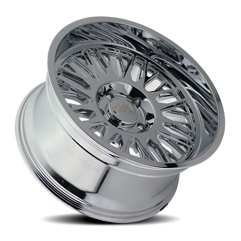 Cali Off-Road 9116 Vertex 24x14 / 6x139.7 BP / -76mm Offset / 106mm Hub Chrome Wheel