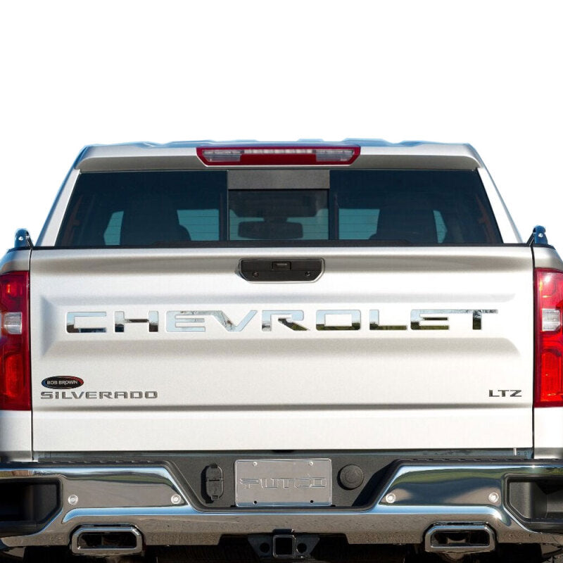 Putco 23-24 Chevrolet Colorado - Grille Letters - Stainless Steel Chevrolet Letters