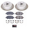Power Stop 09-16 Toyota Venza Rear Semi-Coated Rotor Kit