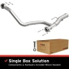 BRExhaust 20-25 Jeep Gladiator 3.6L Direct-Fit Replacement Front Pipe Kit