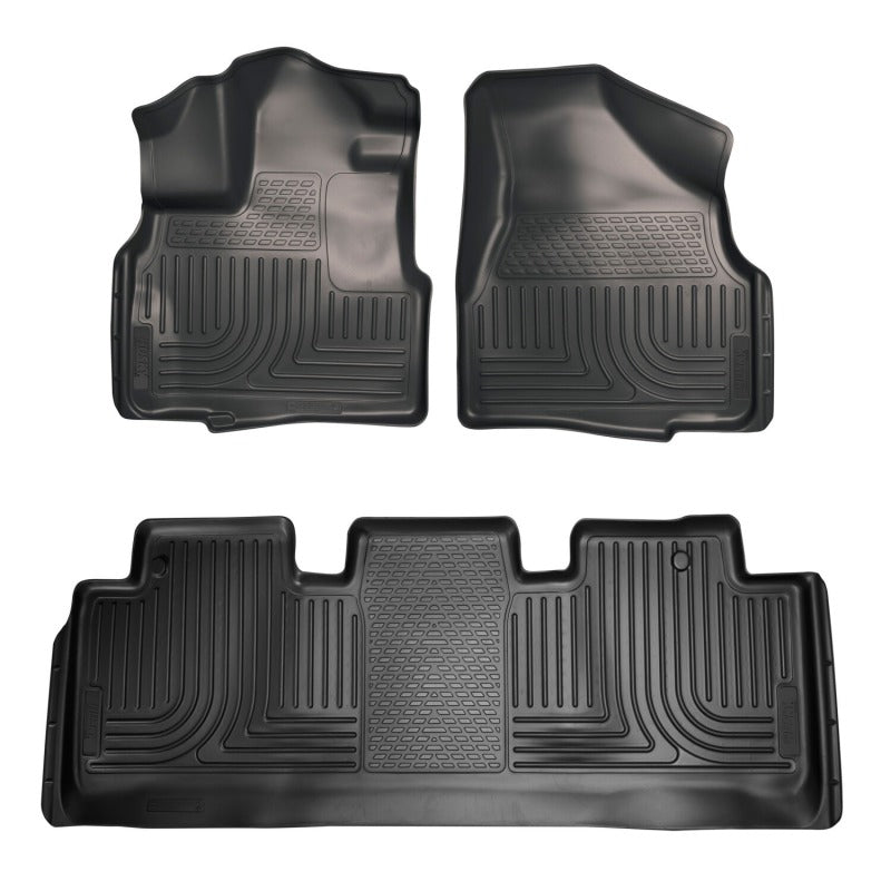 Husky Liners 11-17 Honda Odyssey Front and 2nd Seat Black Floor Liners