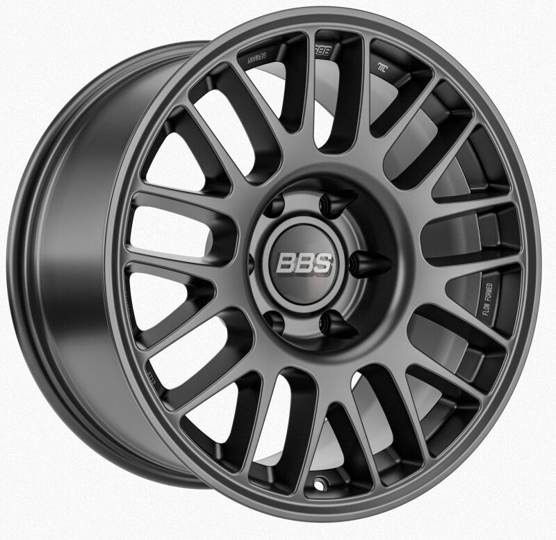 BBS TS-M 18x9in - 5x120 - 72.56 CB - ET30 - Satin Black Wheel