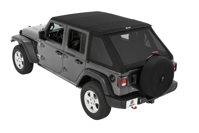 Bestop 18-26 Jeep Wrangler JL 4-Door Trektop (Premium Black Twill)