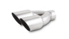 Vibrant Dual 3.5in Round SS Exhaust Tip (Single Wall Angle Cut)