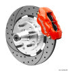 Wilwood 55-57 Chevrolet Bel Air w/ CPP Spindle Forged Dynalite Front Big Brake Kit - Red