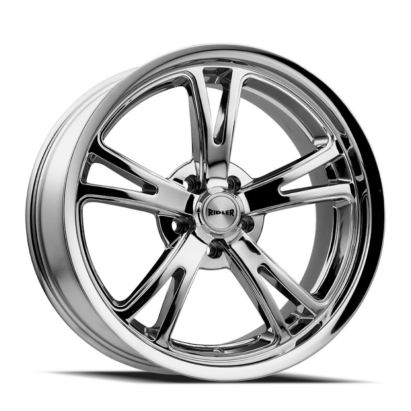 Ridler 606 20x10 / 5x127 BP / 0mm Offset / 83.82mm Hub Chrome Wheel