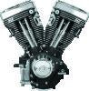 S&S Cycle 84-99 BT V111 Long Block Engine - Wrinkle Black