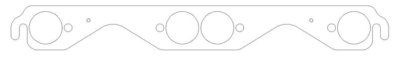 Cometic Chevrolet Gen-1 Small Block V8 .030in MLS Exhaust Manifold Gasket Set - 1.625in Round Ports