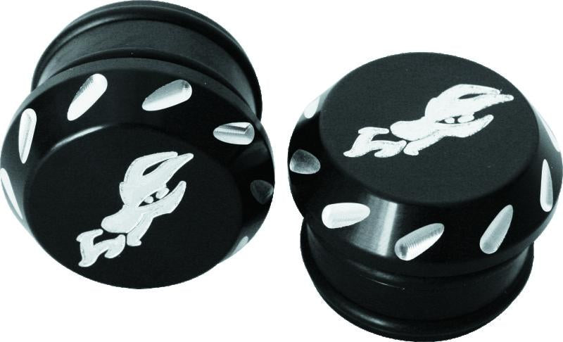 DragonFire Racing Billet Tube Endcap 1.5 in . - Black Anodized