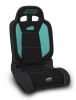 PRP EnduroDaily Reclining Suspension Seat - Black/Teal Tweed - Driver