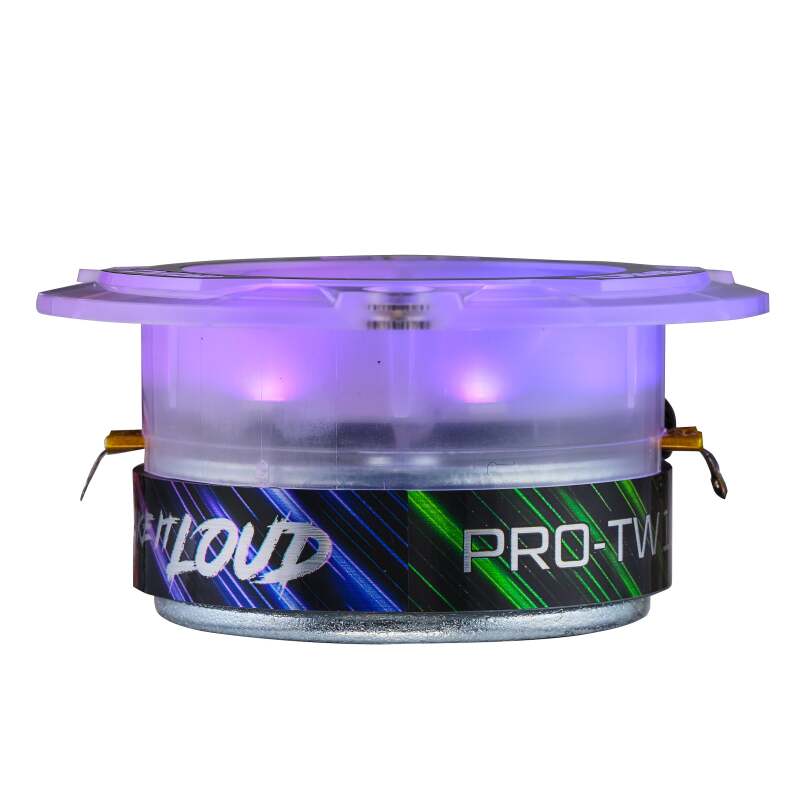 DS18 3.8in Super Bullet Tweeter 120 Watts RMS 1in Aluminum Vc 4 ohm Digital LED Lights