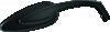 Kuryakyn Teardrop Mirrors Satin Black