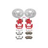 Power Stop 94-99 Ford Mustang Rear Z26 Street Warrior Brake Kit w/Calipers
