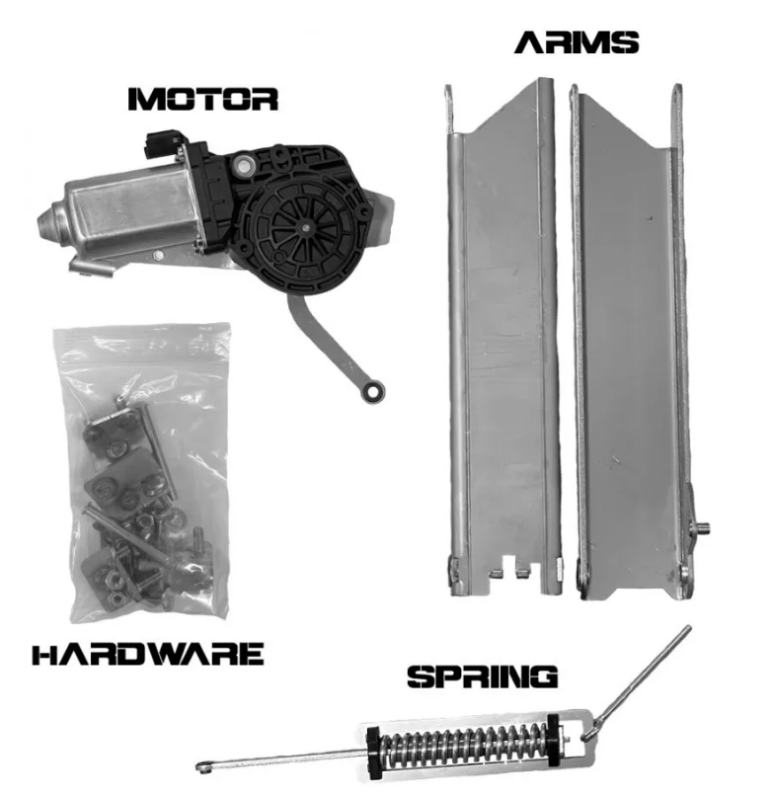 Rock Slide Rebuild Kit Step Slider - 4 Door Driver Side (Gen 3)
