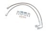 Zone Offroad 07-18 Jeep Wrangler JK Rear 4-6in Stainless Brake Lines