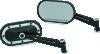 Kuryakyn Heavy Industry Mirrors Satin Black & Chrome