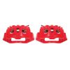 Power Stop 11-19 Chevrolet Silverado 2500 HD Rear Red Calipers w/Brackets - Pair