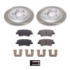 Power Stop 17-20 Kia Soul EV Rear Semi-Coated Rotor Kit
