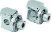 Kuryakyn Non-Pivot Splined Peg Adapter Harley-Davidson Models Chrome