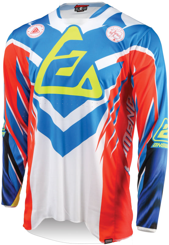 Answer Elite Xotic Jersey Red/White/Blue Youth - Small