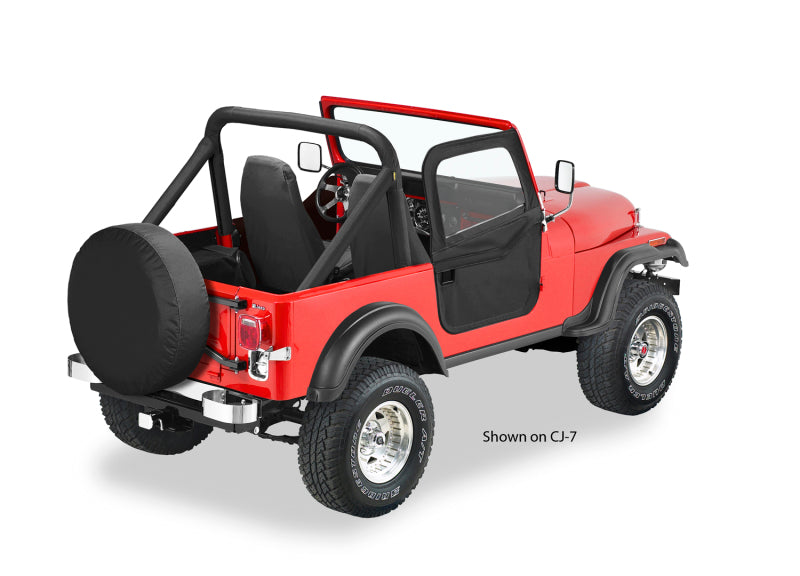 Bestop 64-84 Land Cruiser Full Fabric Doors (Black Denim)
