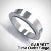 Ticon Industries Garrett G Series G42 Turbo V-Band Inlet (4 inch Tubing) Turbo Outlet Flange